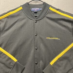 Polo Sport Ralph Lauren Jacket Coat Full Zip Black Yellow Men's Size XXL
